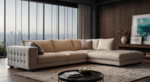 Sofá em l é uma boa opção para otimizar o espaço do living?